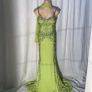 Blush Prom by Alexa Green Beaded Gown Size 4